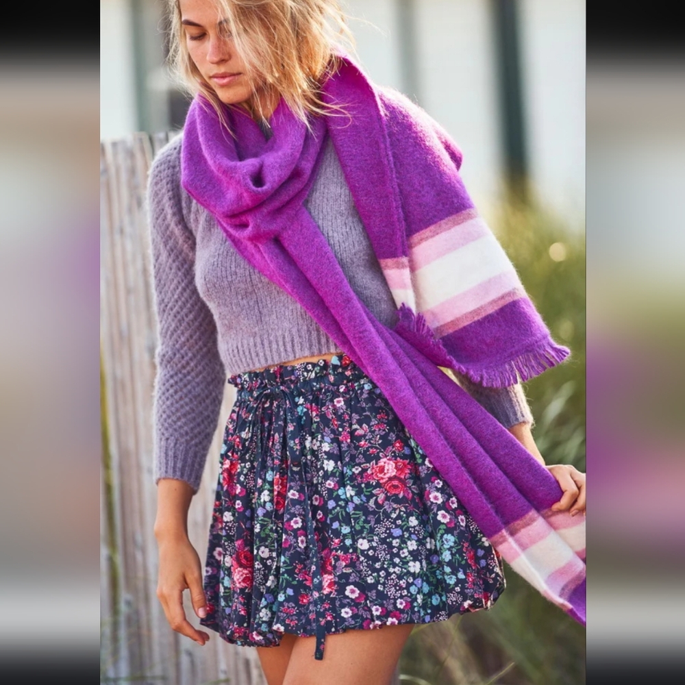 LoveShackFancy Cheyenne Bubble Mini Skirt - M
